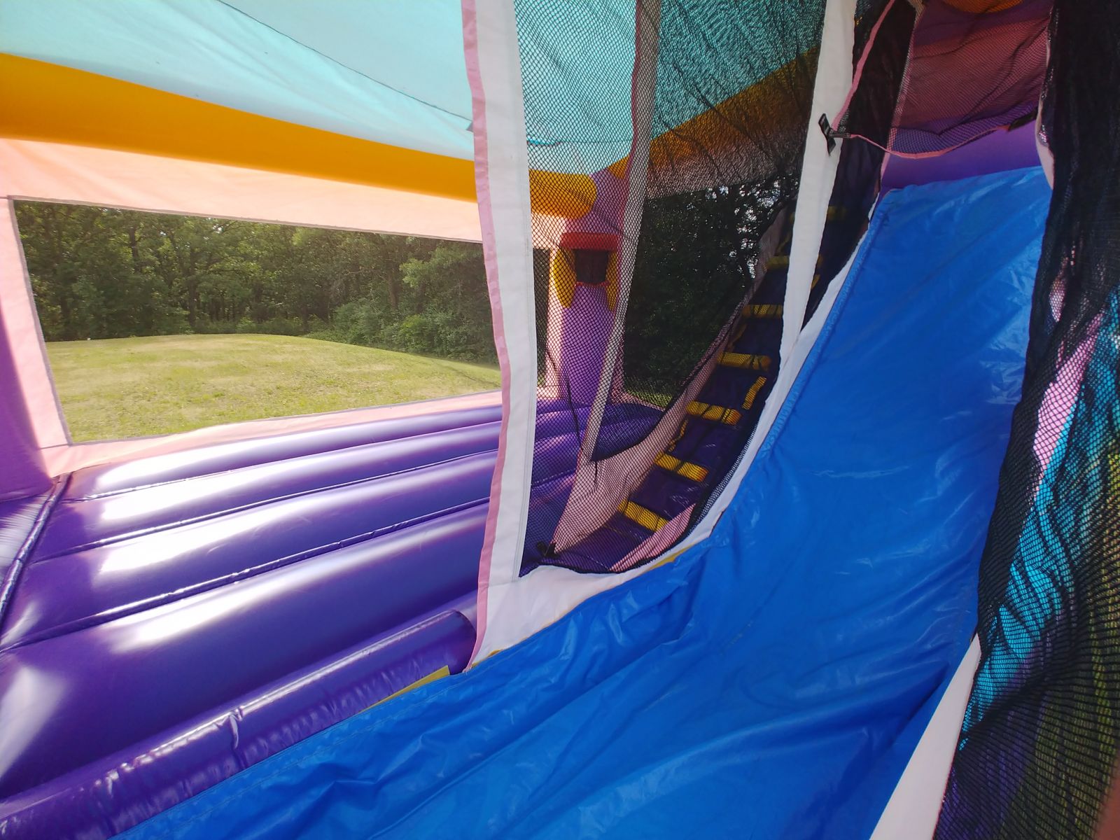 Slide inside inflatable combo rental